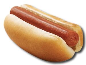 Plain Hot Dog
