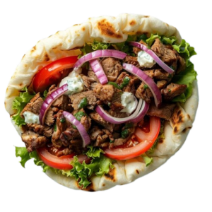 2 Gyro's (Gyro King House Specialty)