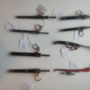 Collectibles Swords and rifle
