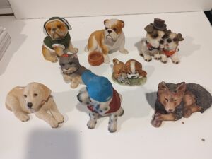 Variety Of Dog Figurines