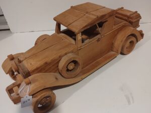 Hand Crafted Wooden Car With Top