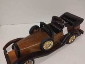 Hand Crafted Wooden Convertible Car