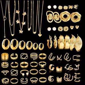 Women's Elegant Faux Imitation Pearl & Multi-Shape