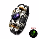 libra leather bracelet
