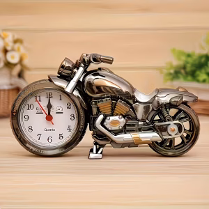 Classic Bedside Motorcycle Alarm Clock