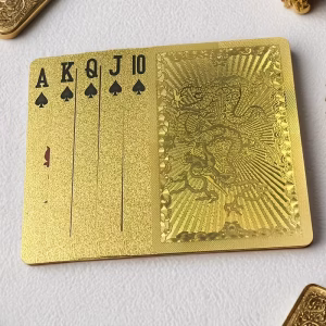 Golden Dragon Deck Of Poker Playing Cards