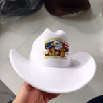 250th Anniversary American Flag & Eagle Embroidered Cowboy Hat 6