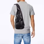 Faux Leather Sling Chest Bag11