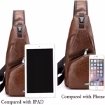 Faux Leather Sling Chest Bag6