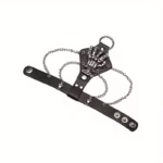 Stylish Punk Studded Skull Bracelet 2